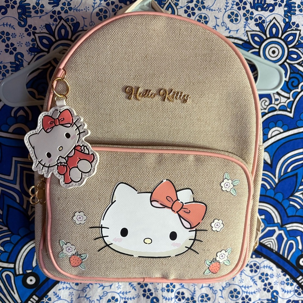 Hello Kitty Tan Backpack